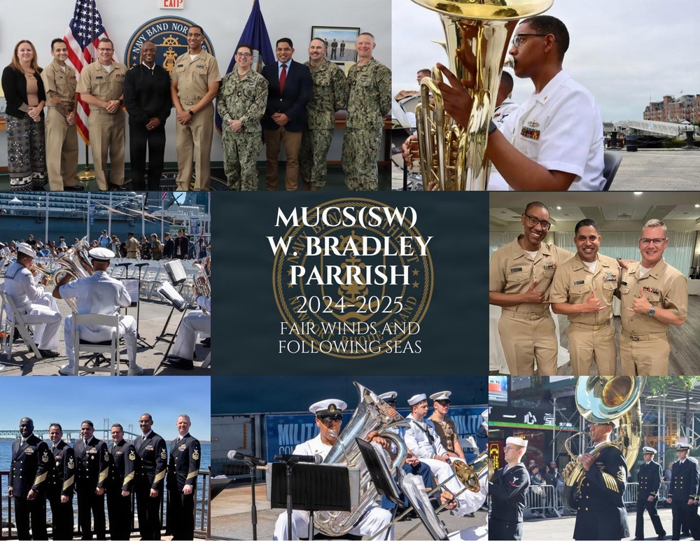 Fair winds and following seas MUCS(SW) Parrish!