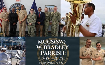 Fair winds and following seas MUCS(SW) Parrish!