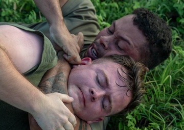 Service Members engage in Joint Physical Training