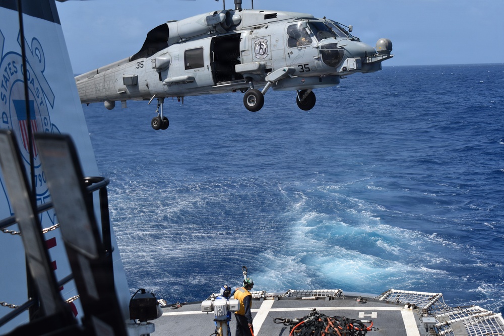 US Coast Guard Cutter Resolute (WMEC 620) conducts Caribbean patrol