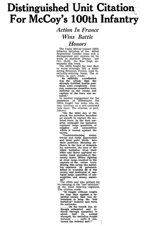 This Month in Fort McCoy History — October