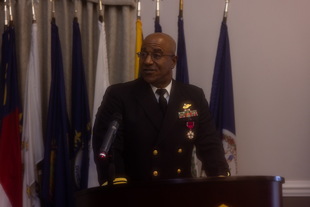 U.S. Navy Capt. Arthur Wiggins retirement ceremony