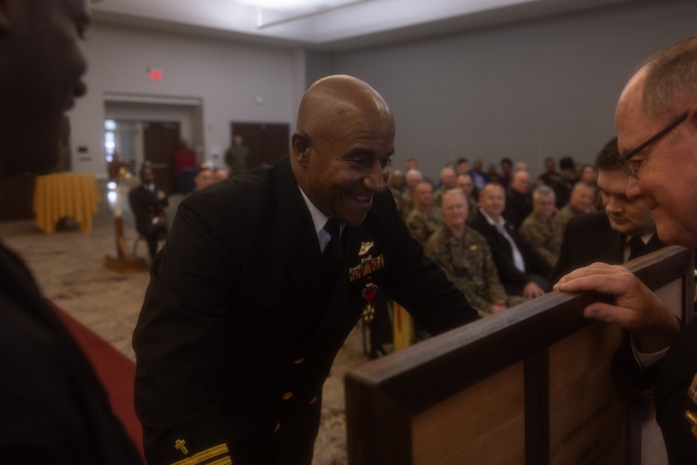 U.S. Navy Capt. Arthur Wiggins retirement ceremony