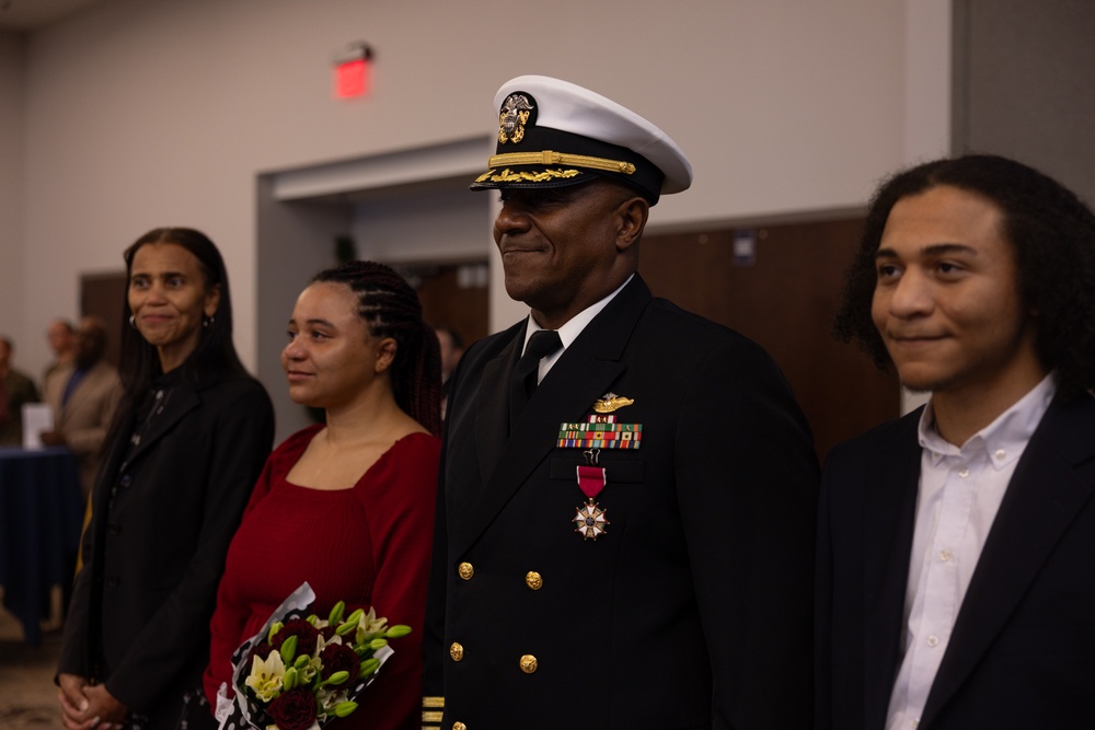 Capt. Wiggins retirement ceremony