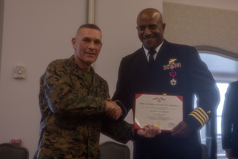 Capt. Wiggins retirement ceremony