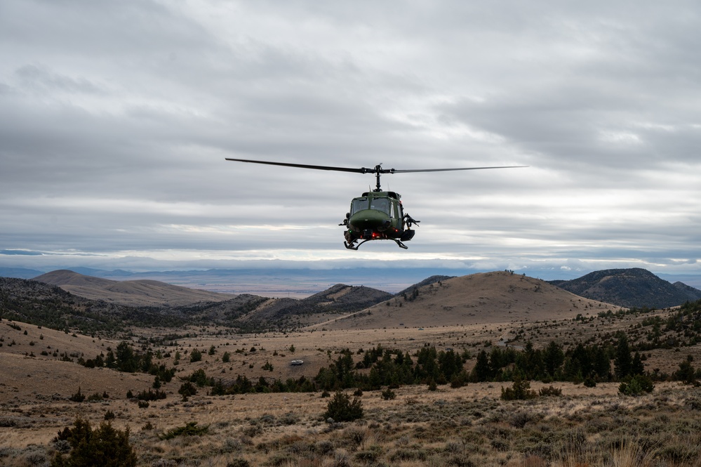 Montana's first aerial gunnery range established by 40th Helicopter Squadron