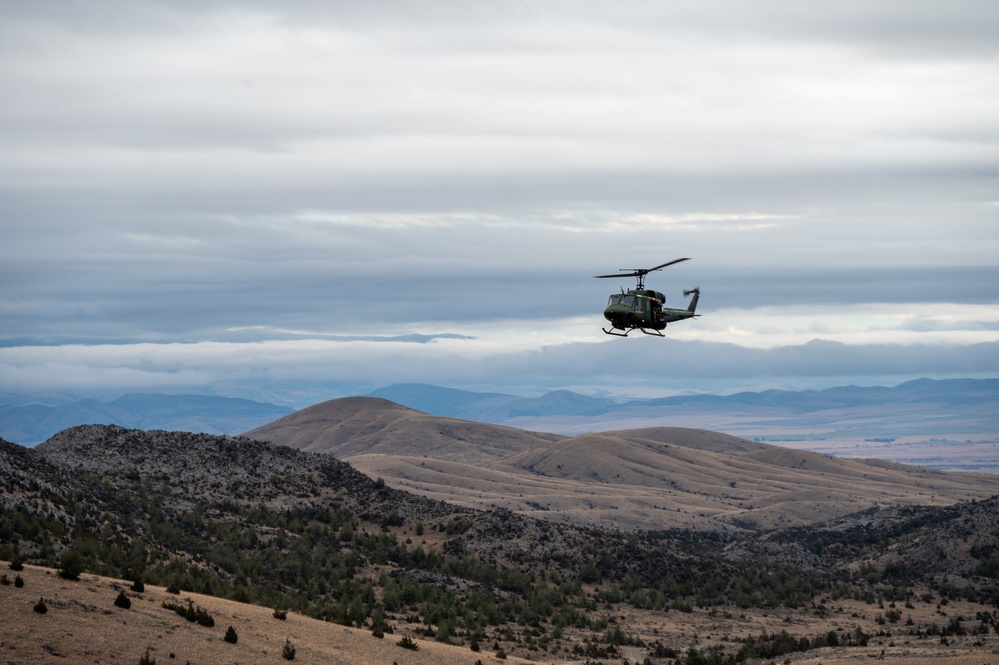 Montana's first aerial gunnery range established by 40th Helicopter Squadron