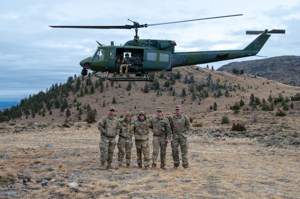 Montana's first aerial gunnery range established by 40th Helicopter Squadron