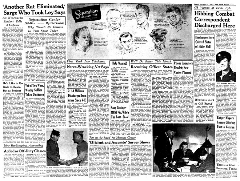 This Month in Fort McCoy History — November