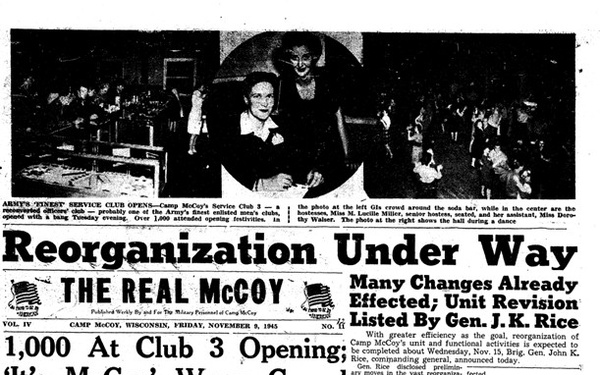 This Month in Fort McCoy History — November