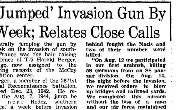 This Month in Fort McCoy History — November