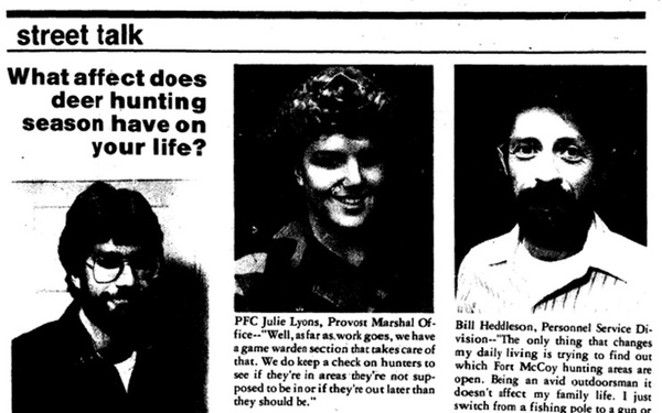 This Month in Fort McCoy History — November