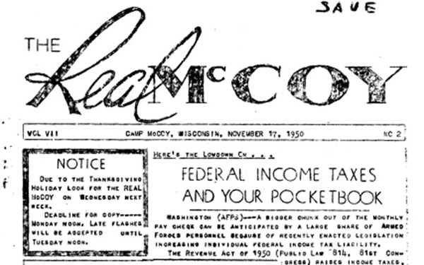 This Month in Fort McCoy History — November