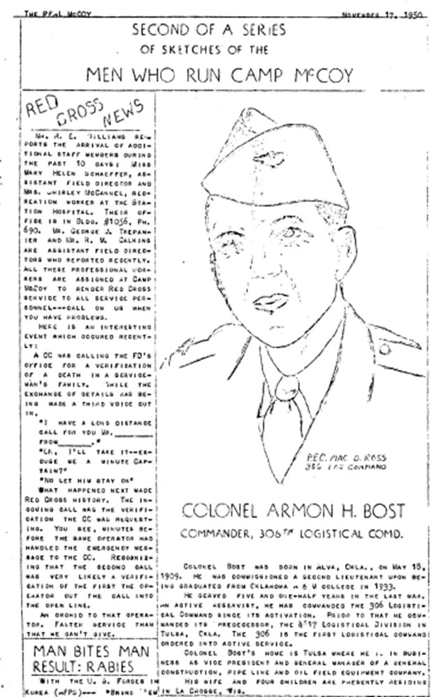 This Month in Fort McCoy History — November