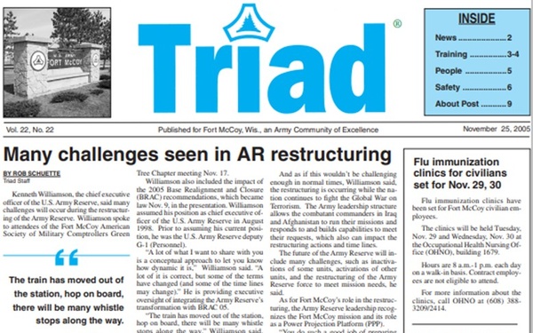 This Month in Fort McCoy History — November