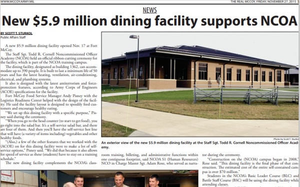 This Month in Fort McCoy History — November