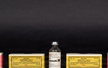 Insulin vials, circa 1930