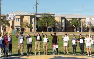 Spouses of the cavalry ride for tradition
