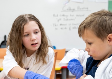 Eielson School Age Program hosts Lights On Afterschool event