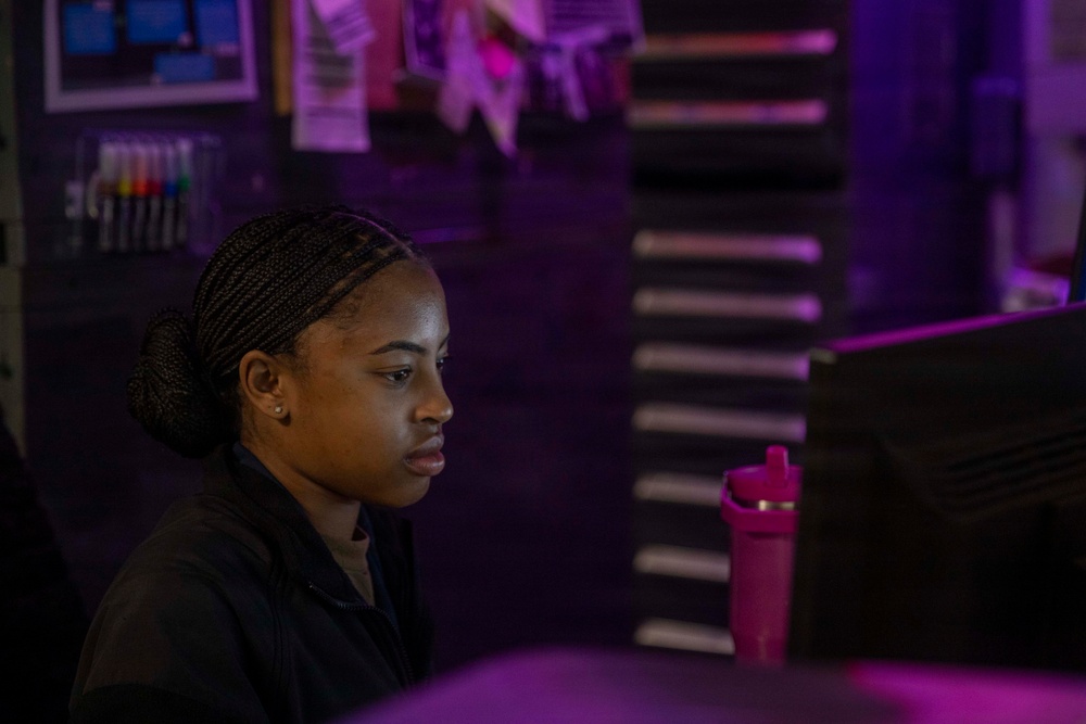 USS Abraham Lincoln conducts routine operations.