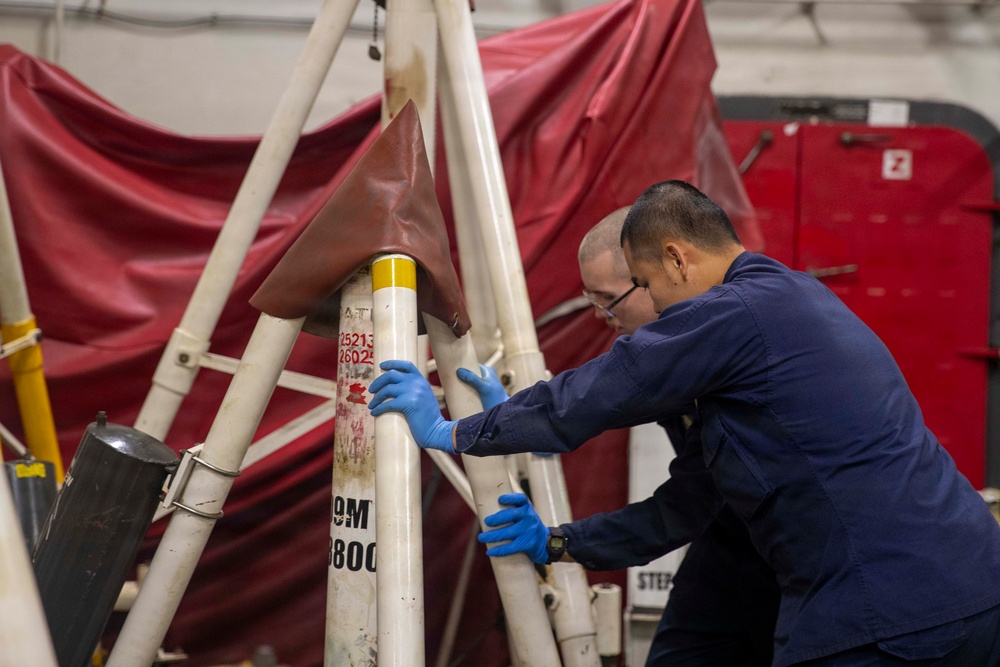 USS Abraham Lincoln conducts routine operations.