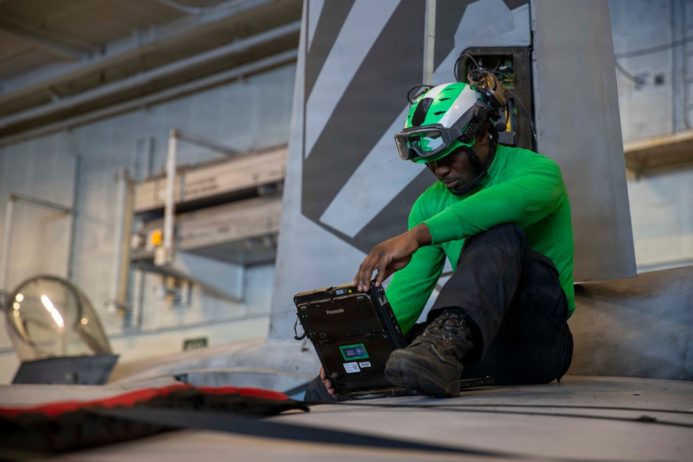 USS Abraham Lincoln conducts routine operations.