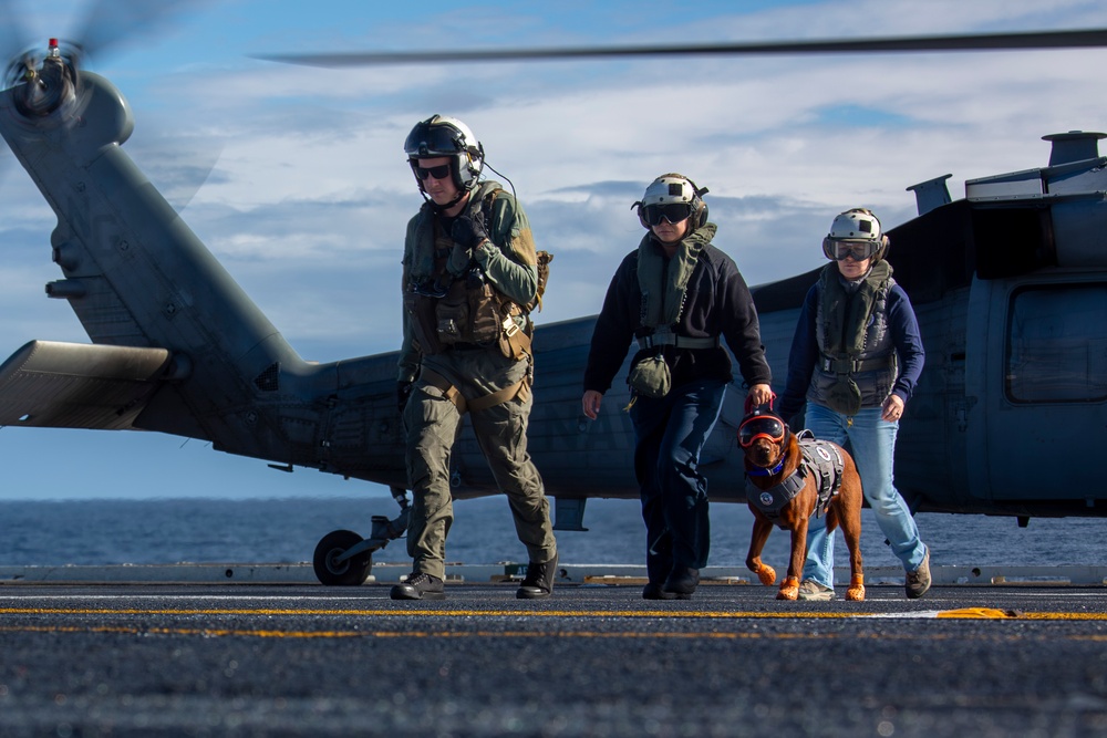 Abraham Lincoln conducts routine operations