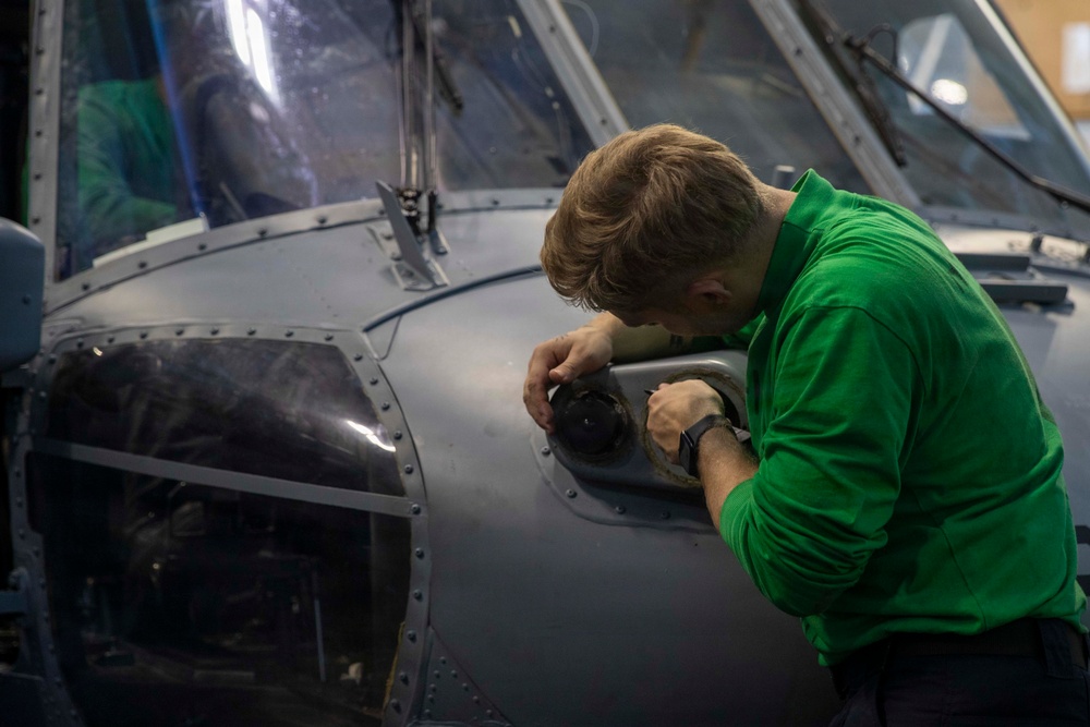 USS Abraham Lincoln conducts routine operations.