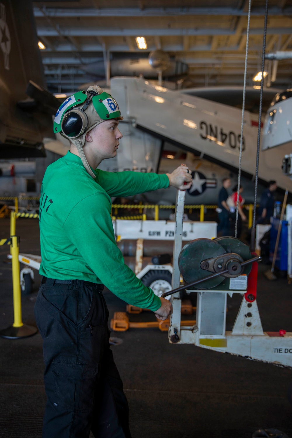 Abraham Lincoln conducts routine operations