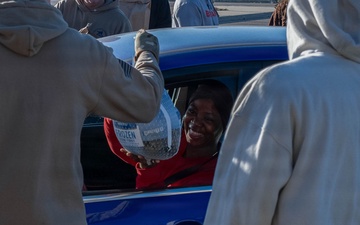 Team Minot gives thanks during First Sergeant turkey giveaway