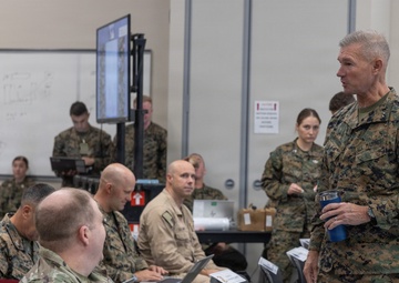I Marine Expeditionary Force holds Steel Knight Rehearsal of Concept brief