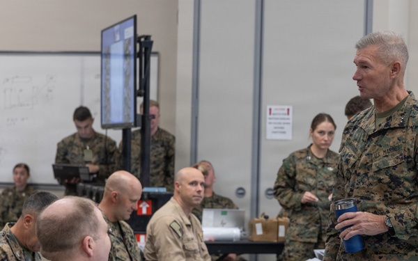 I Marine Expeditionary Force holds Steel Knight Rehearsal of Concept brief