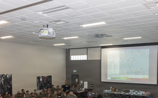 I Marine Expeditionary Force holds Steel Knight Rehearsal of Concept brief
