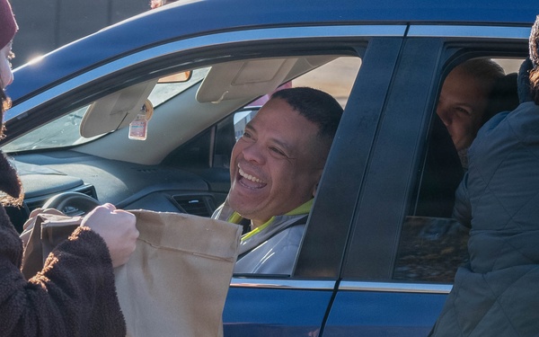 Team Minot gives thanks during First Sergeant turkey giveaway