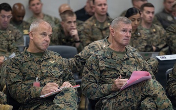 I Marine Expeditionary Force holds Steel Knight Rehearsal of Concept brief
