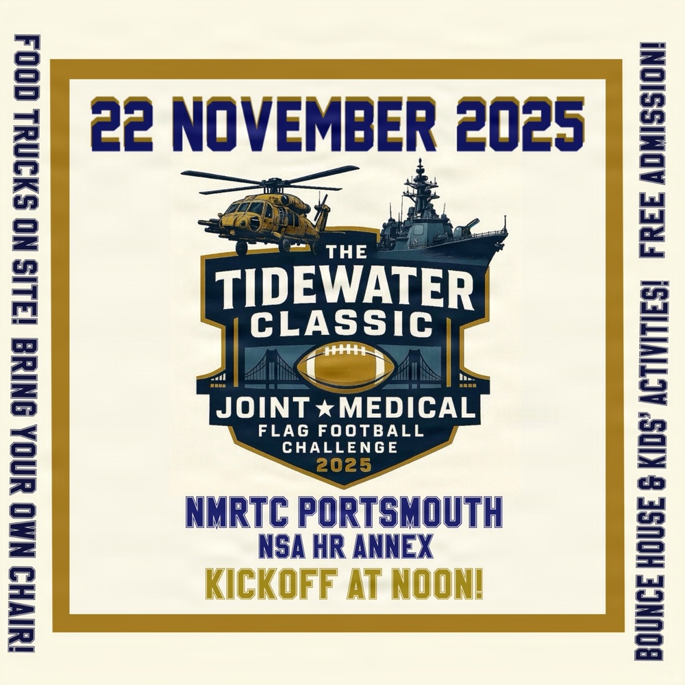 NMRTC’s Tidewater Classic Flag Football Game Brings Communities Together in Unprecedented Joint-Military Event