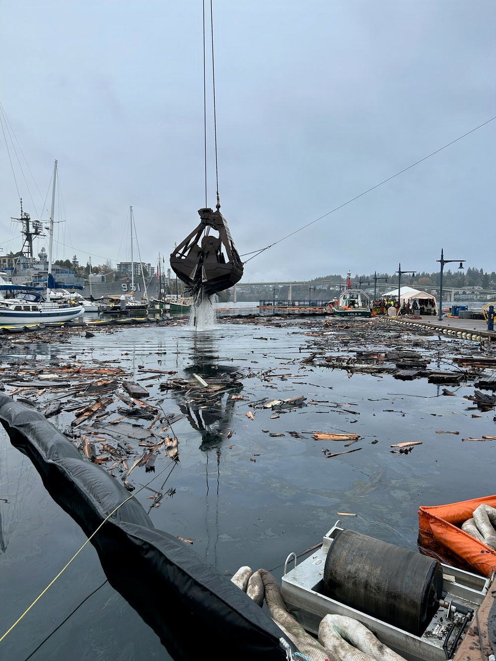 Unified Command concludes response to Tug Dominion sinking in Bremerton Marina