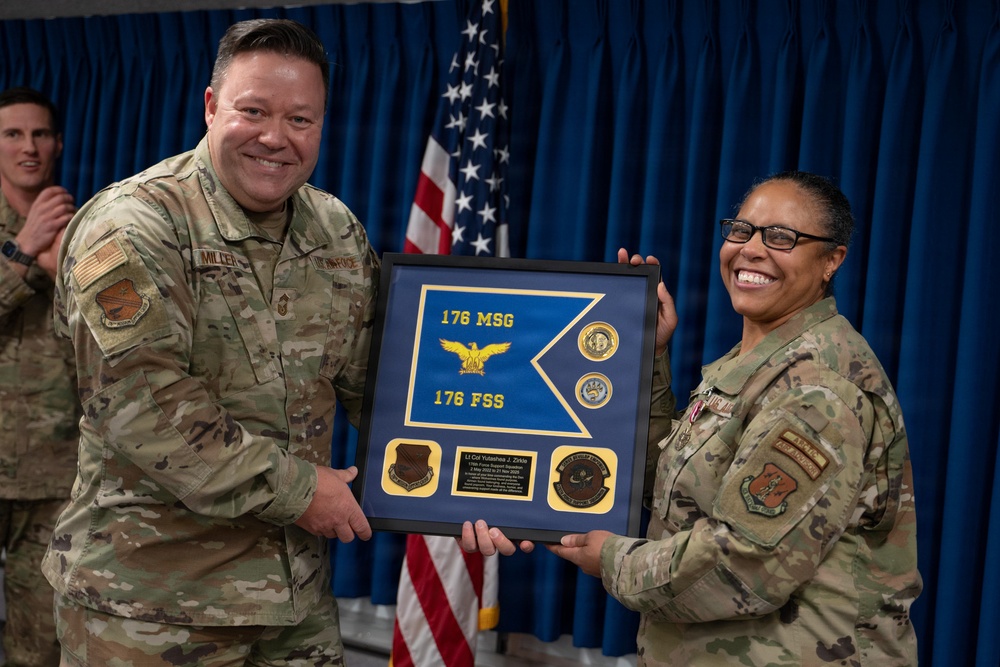 Change of Command for the 176th Force Support Squadron