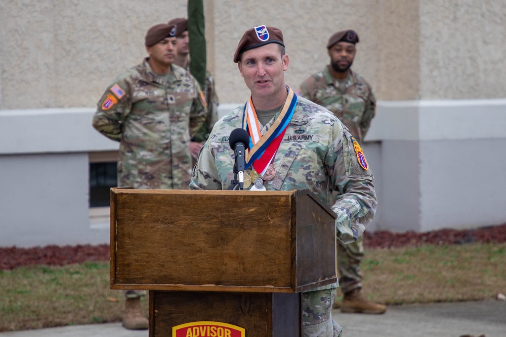 2nd Security Force Assistance Brigade Inactivation Ceremony