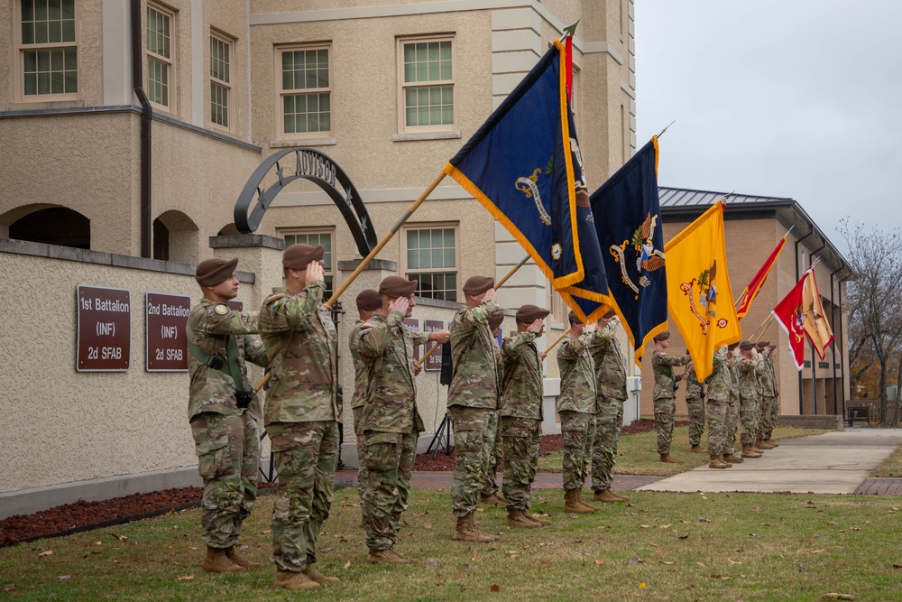 2nd Security Force Assistance Brigade Inactivation Ceremony