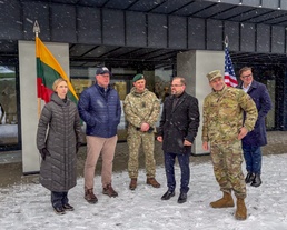 U.S. Ambassadors and USAREUR-AF Commander Attend Ribbon Cutting Ceremony at Pabrade