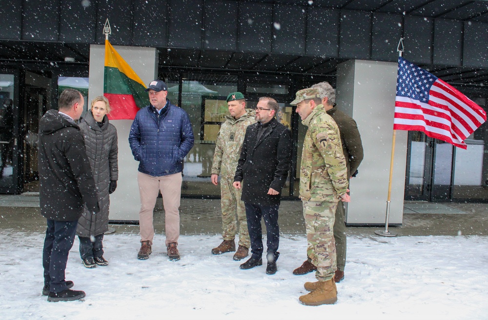 U.S. Ambassadors and USAREUR-AF Commander Attend Ribbon Cutting Ceremony at Pabrade