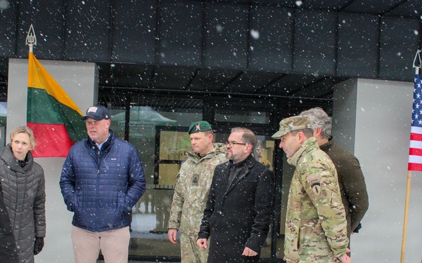 U.S. Ambassadors and USAREUR-AF Commander Attend Ribbon Cutting Ceremony at Pabrade