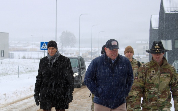 U.S. Ambassadors and USAREUR-AF Commander Attend Ribbon Cutting Ceremony at Pabrade