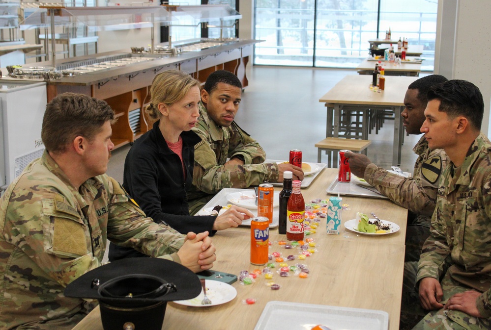 U.S. NATO Ambassador and Lithuanian Ambassador Serve Meals to Troops