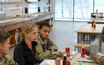 U.S. NATO Ambassador and Lithuanian Ambassador Serve Meals to Troops