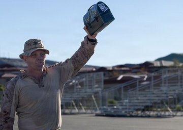 Headquarters Company, 5th Marines participate in conditioning hike