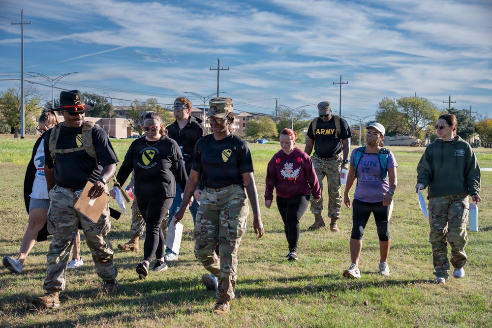 Maverick Battalion conducts a Spouse Spur Ride for 1st Cavalry Division Troopers' spouses