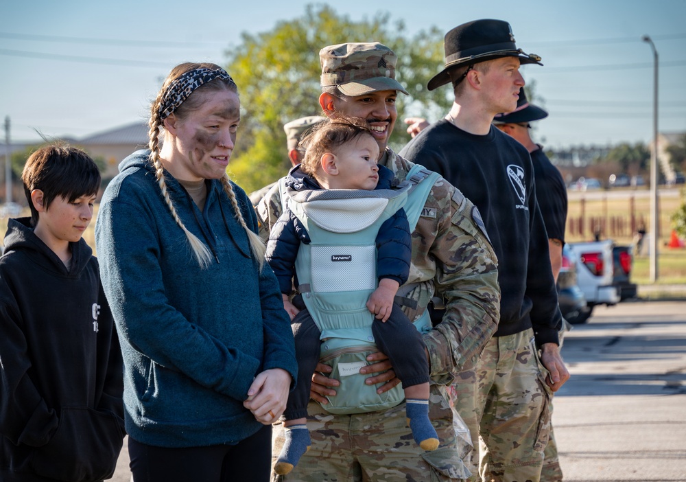 Maverick Battalion conducts a Spouse Spur Ride for 1st Cavalry Division Troopers' spouses