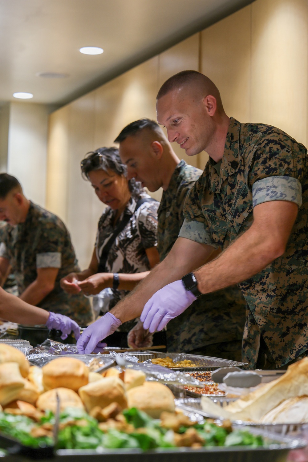 MARFORPAC hosts Thanksgiving potluck